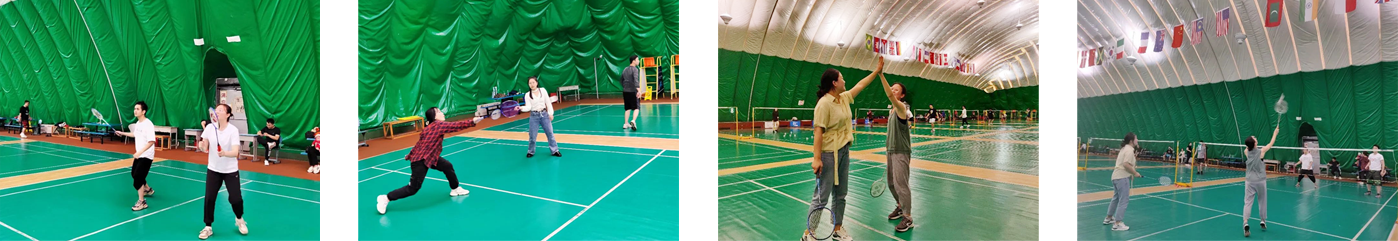 羽你一起，，，，，，，，康健挑战丨“出海俱乐部”羽毛球运动